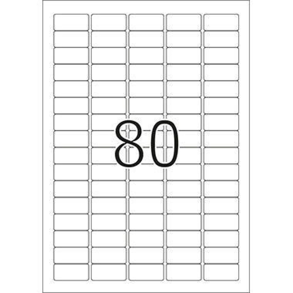Produktabbildung Nr. 15: HERMA Haftetikett 10003 35,6x16,9mm weiß 2.000 St./Pack.