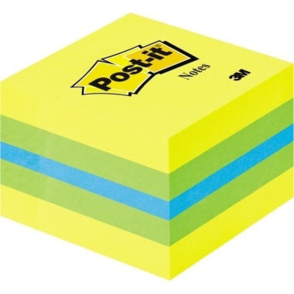 Produktabbildung: Post-it Haftnotizwürfel Mini 2051-L 51x40x51mm 400Bl. limone