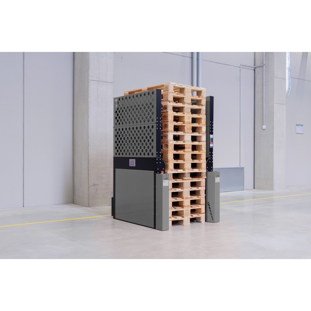 Produktabbildung Nr. 3: Hagenauer+Denk Palettenmagazin PalServer Universal, 15 Paletten, BxL 1000 x 1200 mm, Edelstahl