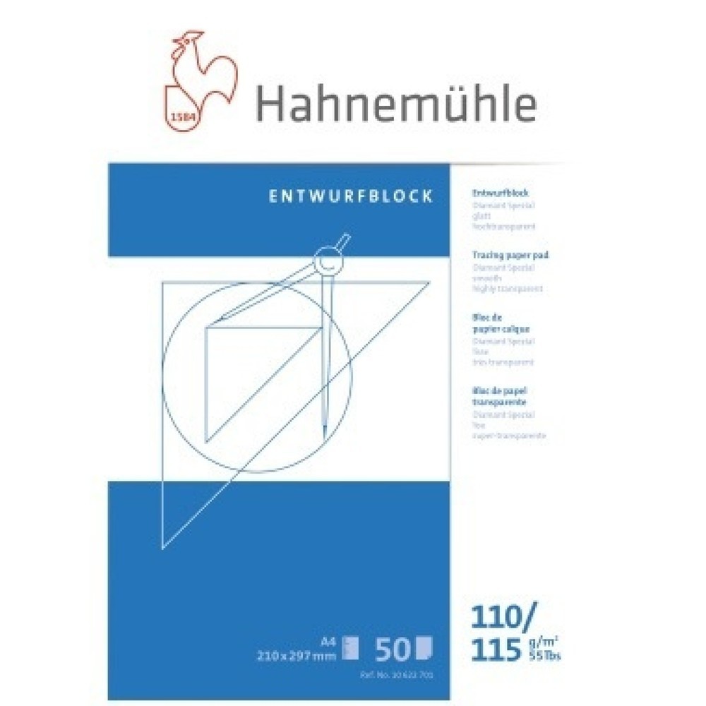 Produktabbildung Nr. 1: Hahnemühle Skizzenblock FineArt 10622701 DIN A4 110/115g 50Blatt