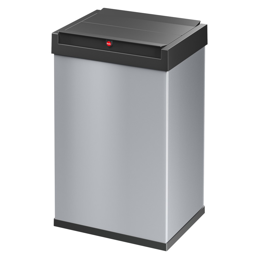Produktabbildung: Hailo Abfallsammler Big-Box Swing L, 35 Liter, silberfarbig