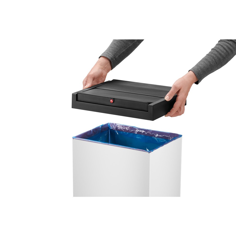 Produktabbildung Nr. 2: Hailo Abfallsammler Big-Box Swing XL, 52 Liter, weiß