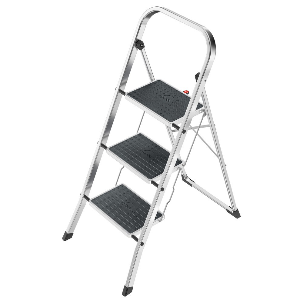 Produktabbildung Nr. 1: Hailo K70 StandardLine, Aluminium-Trittleiter, 3 Stufen
