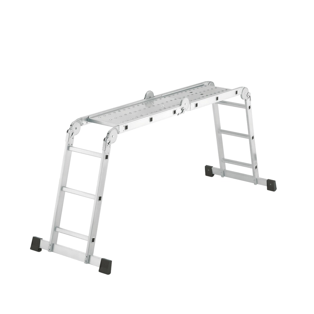 Hailo M60, Aluminium-Universalleiter, 4x3 Sprossen Produktabbildung: Hailo M60, Aluminium-Universalleiter, 4x3 Sprossen