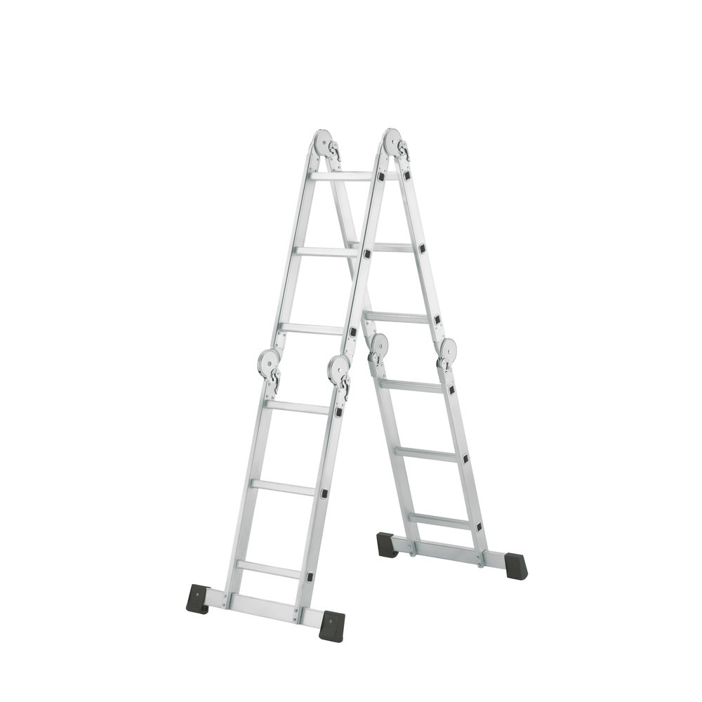 Produktabbildung Nr. 2: Hailo M60, Aluminium-Universalleiter, 4x3 Sprossen