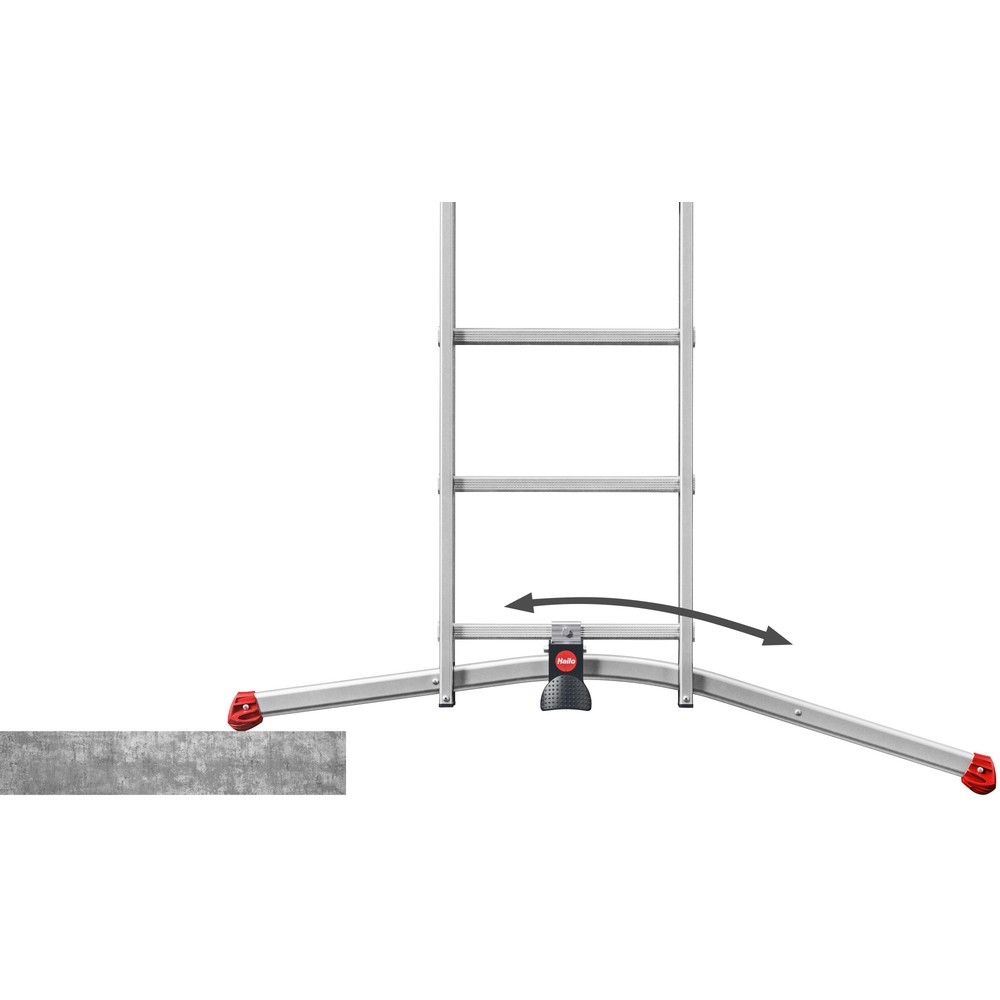 Produktabbildung Nr. 7: Hailo S110 Pro, Mehrzweckleiter 2-teilig, 2 x 12 Sprossen