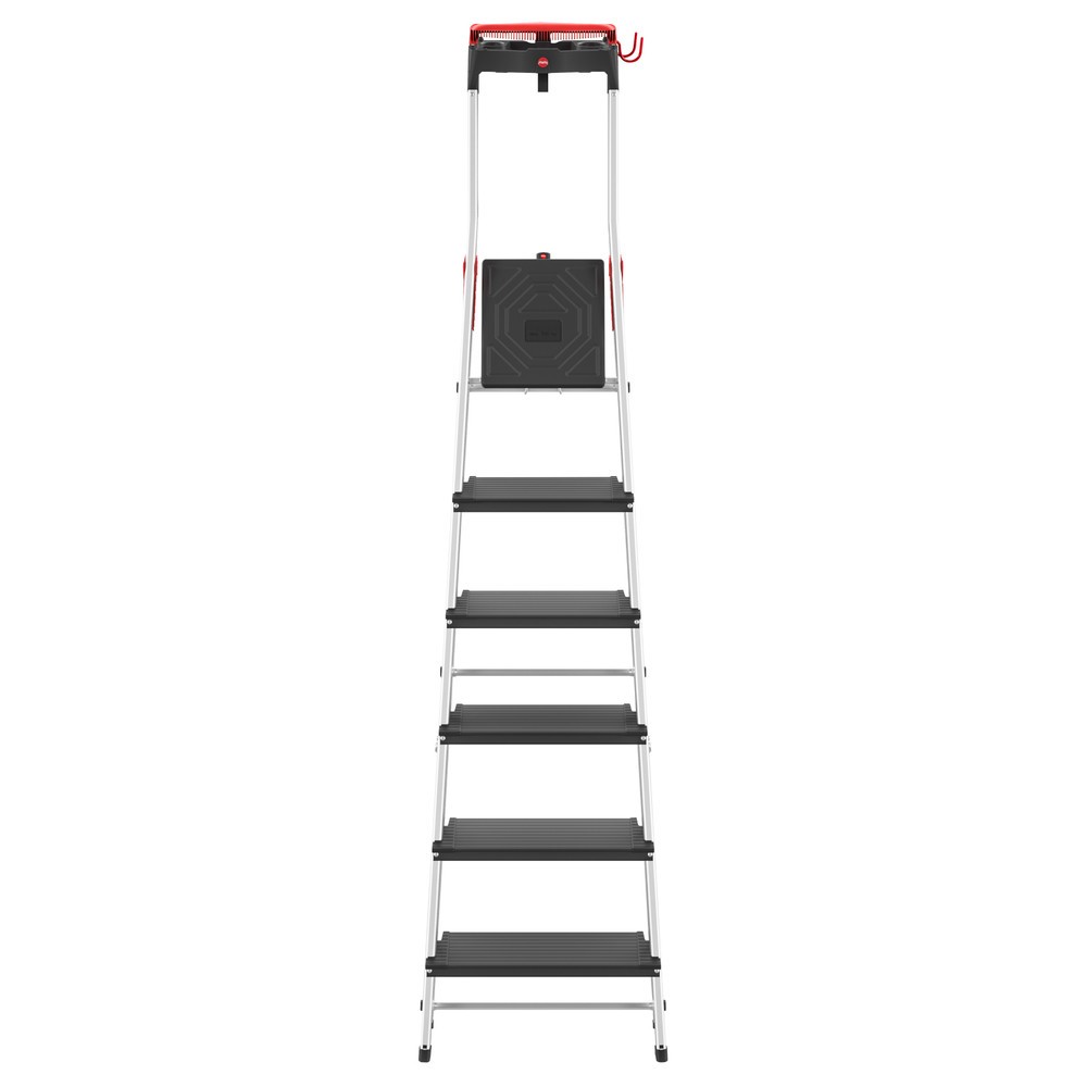 Produktabbildung Nr. 6: Hailo Stufen-Stehleiter L100 TopLine, Standhöhe 1,28 m