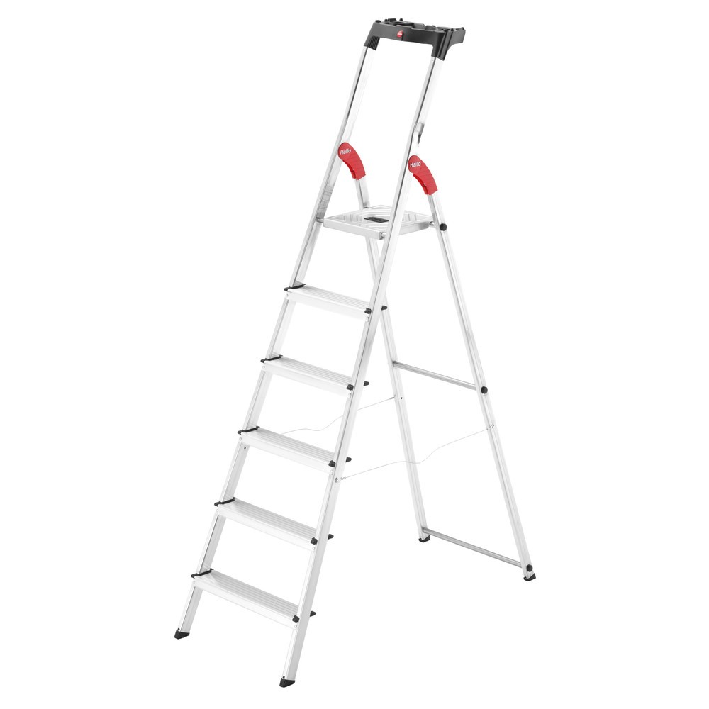 Produktabbildung Nr. 1: Hailo Stufen-Stehleiter L60 StandardLine, Standhöhe 1,28 m