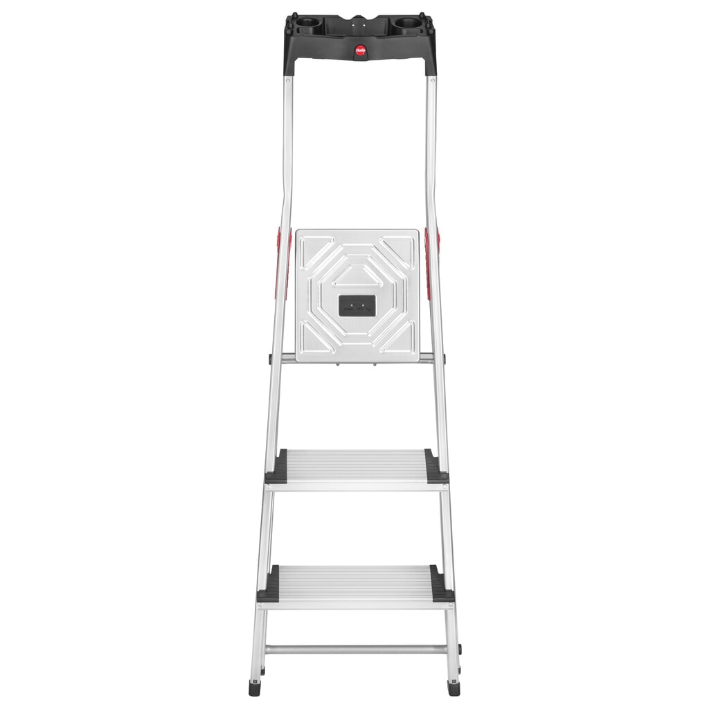 Hailo Stufen-Stehleiter L80 ComfortLine, Standhöhe 0,63 m Produktabbildung Nr. 4: Hailo Stufen-Stehleiter L80 ComfortLine, Standhöhe 0,63 m