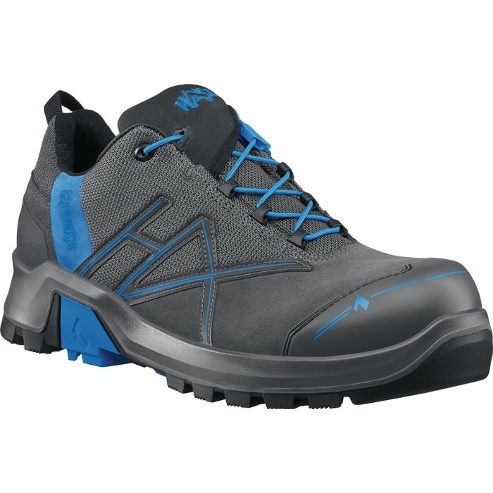 Produktabbildung Nr. 1: HAiX® Sicherheitsschuh Connexis® GTX low, Größe 9,5 (44) grau/blau, S3 HRO HI CI WR SRC