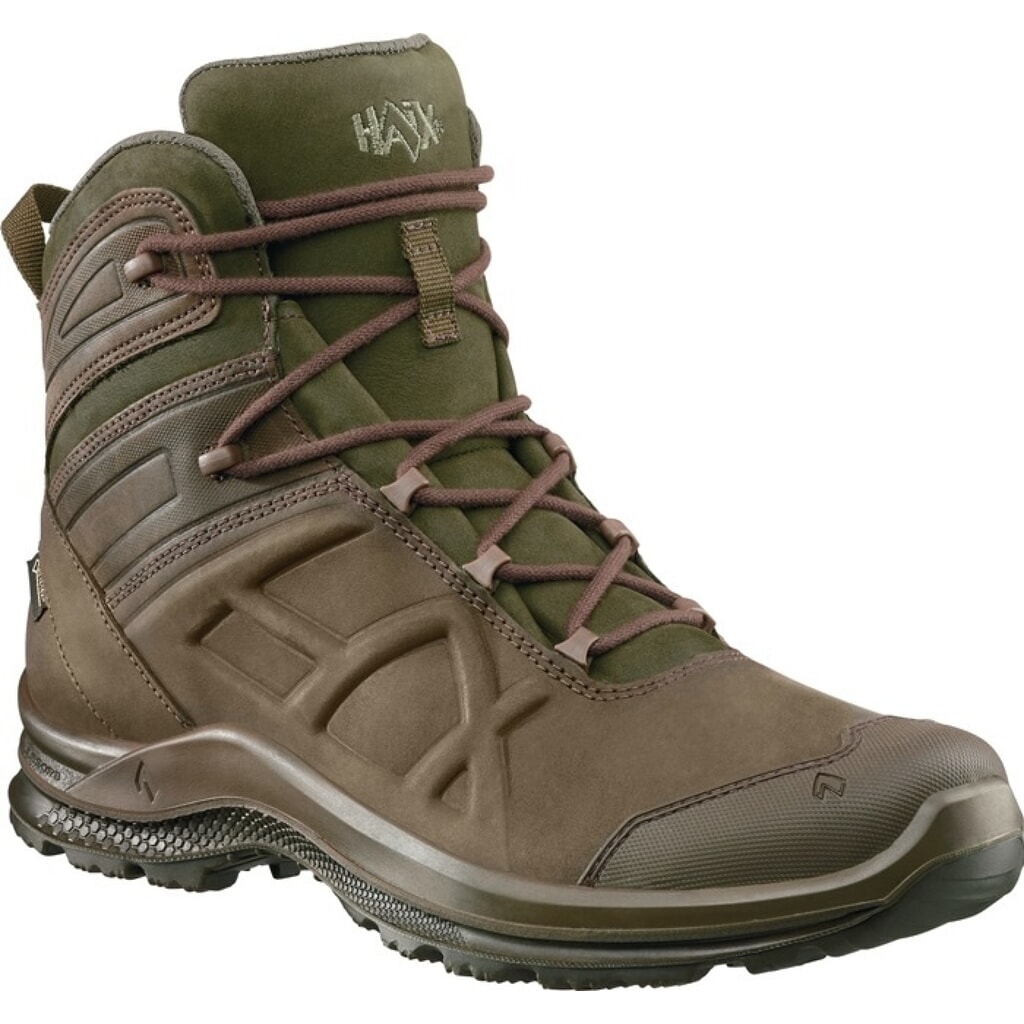 HAiX® Trekkingstiefel BE Nature GTX mid, Größe 9 (43) braun/grün, Nubukleder Produktabbildung Nr. 1: HAiX® Trekkingstiefel BE Nature GTX mid, Größe 9 (43) braun/grün, Nubukleder