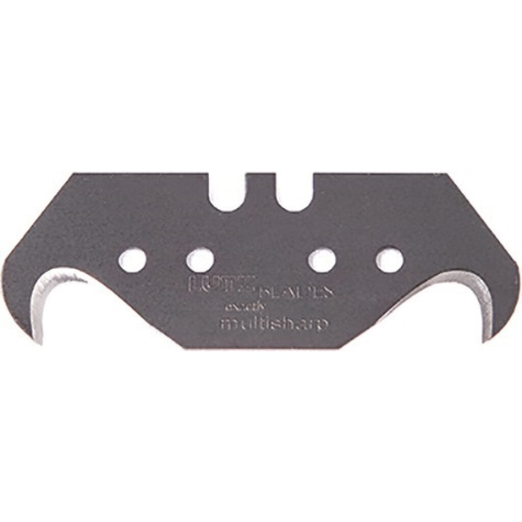 Hakenklinge multisharp L48,2xB18,7xS0,65mm m.Lochung 10 St./Spender LUTZ BLADES Produktabbildung: Hakenklinge multisharp L48,2xB18,7xS0,65mm m.Lochung 10 St./Spender LUTZ BLADES