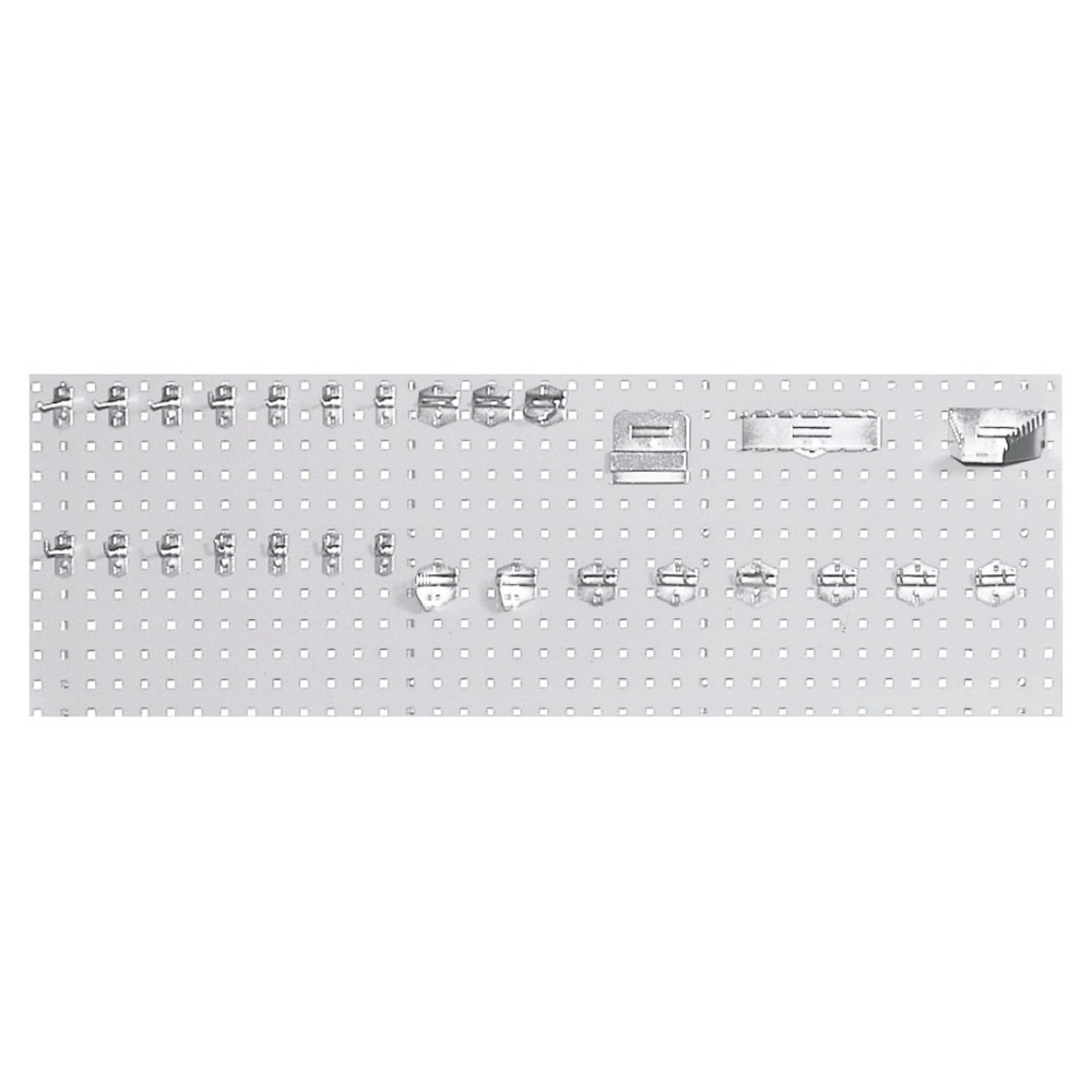 Produktabbildung: Bedrunka+Hirth Lochplatte für Arbeitstische und Werkbänke, BxH 2.000 x 450 mm