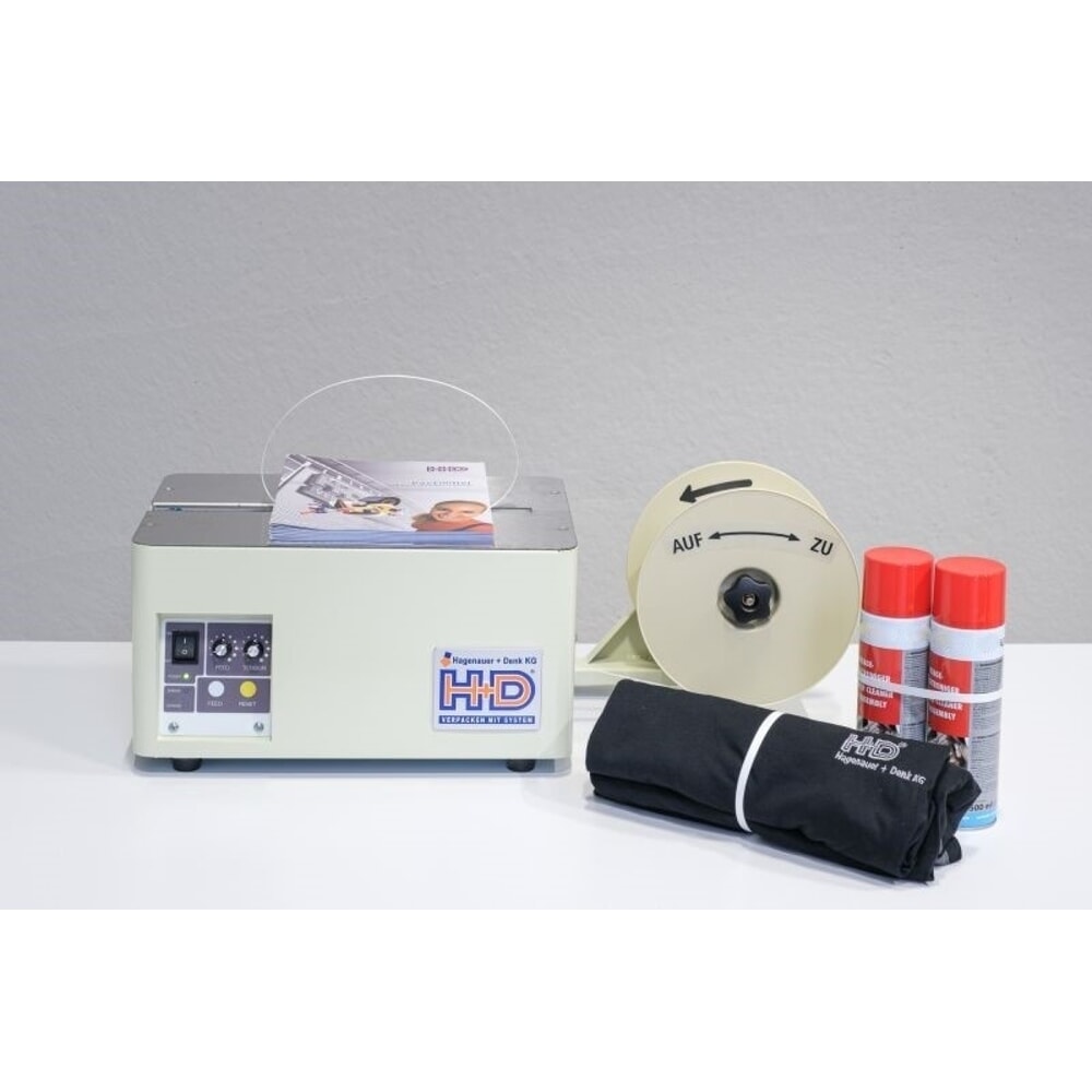 Produktabbildung Nr. 5: Halbautomatische Umreifungsmaschine HDS-12 Mini, kompaktes Tischgerät, für Bandbreite 9 mm