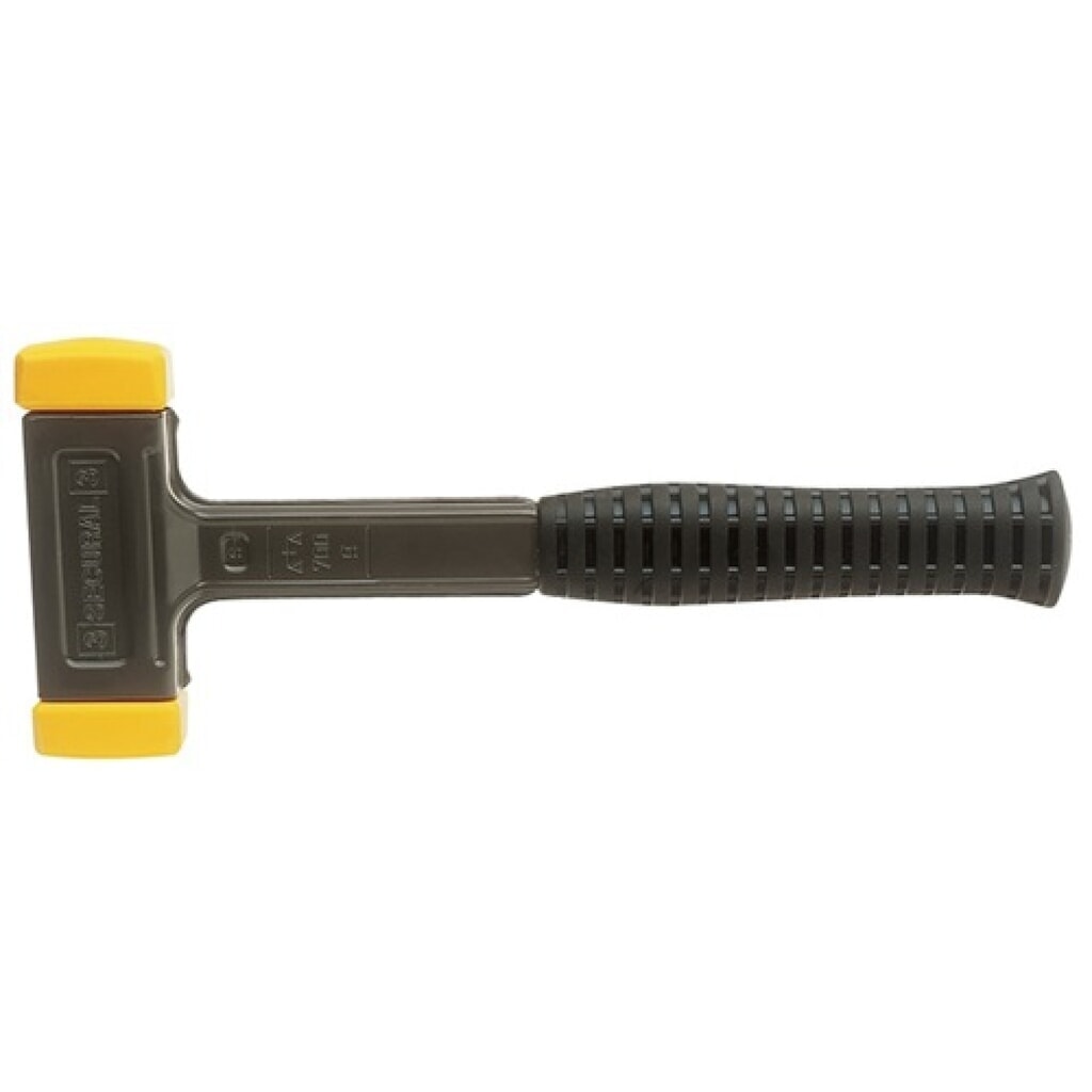 Schonhammer SECURAL Kopf-D.30x40mm Hickory rückschlagfrei mittelh.PU gelb HALDER Produktabbildung: Schonhammer SECURAL Kopf-D.30x40mm Hickory rückschlagfrei mittelh.PU gelb HALDER