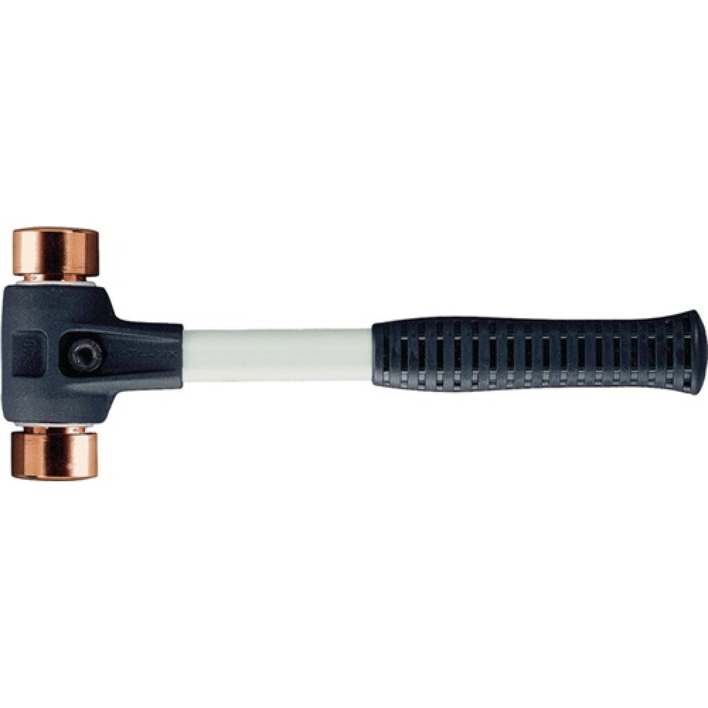 Schonhammer SIMPLEX L.300mm Kopf-D.30mm hart Fiberglas Kupfer m.Ku-Hülse Produktabbildung: Schonhammer SIMPLEX L.300mm Kopf-D.30mm hart Fiberglas Kupfer m.Ku-Hülse