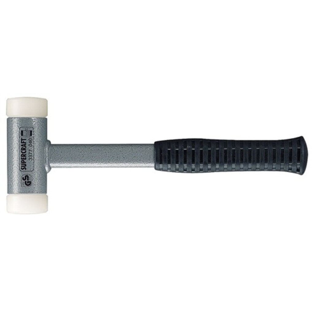 Schonhammer SUPERCRAFT L.270mm Kopf-D.25mm rückschlagfrei hart Nyl. weiß HALDER Produktabbildung: Schonhammer SUPERCRAFT L.270mm Kopf-D.25mm rückschlagfrei hart Nyl. weiß HALDER