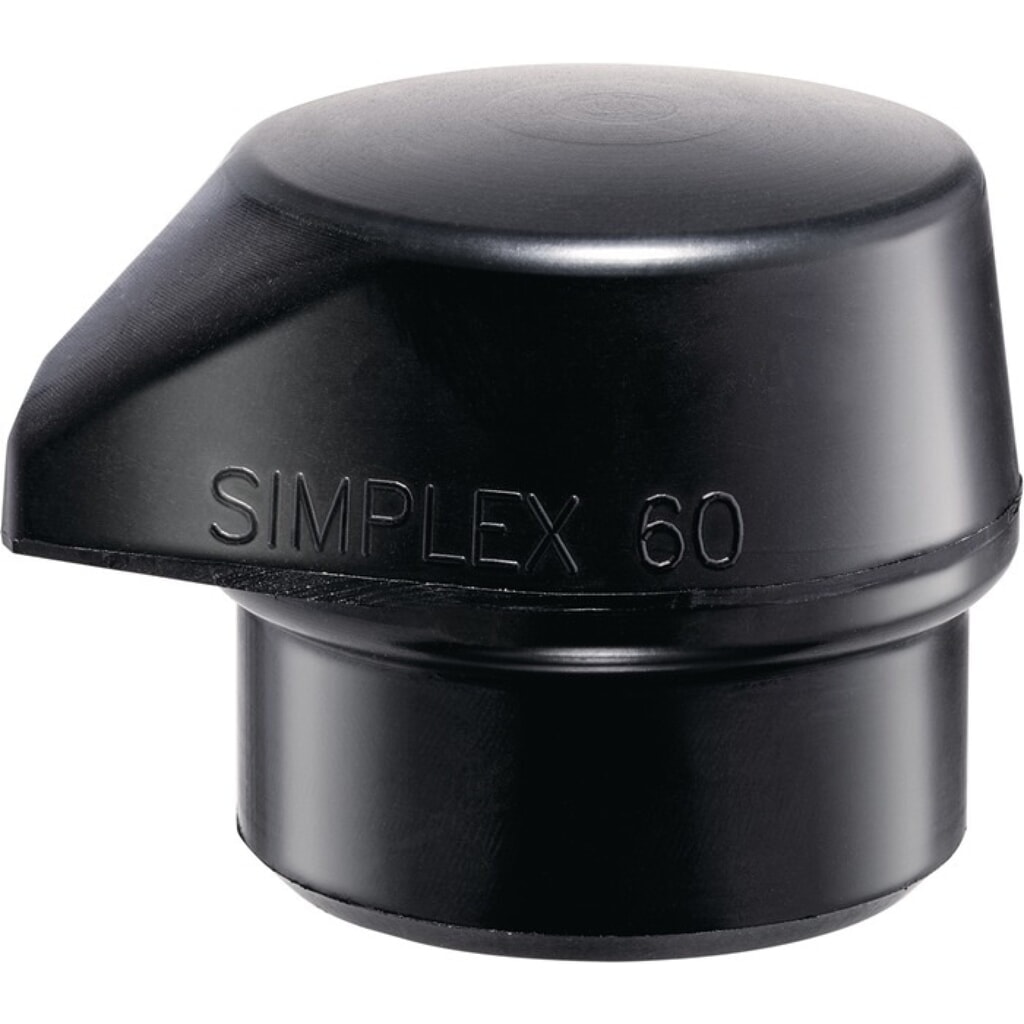 HALDER Schonhammerkopf, Gummi schwarz mittelhart, Kopf-Ø 60 mm Produktabbildung: HALDER Schonhammerkopf, Gummi schwarz mittelhart, Kopf-Ø 60 mm