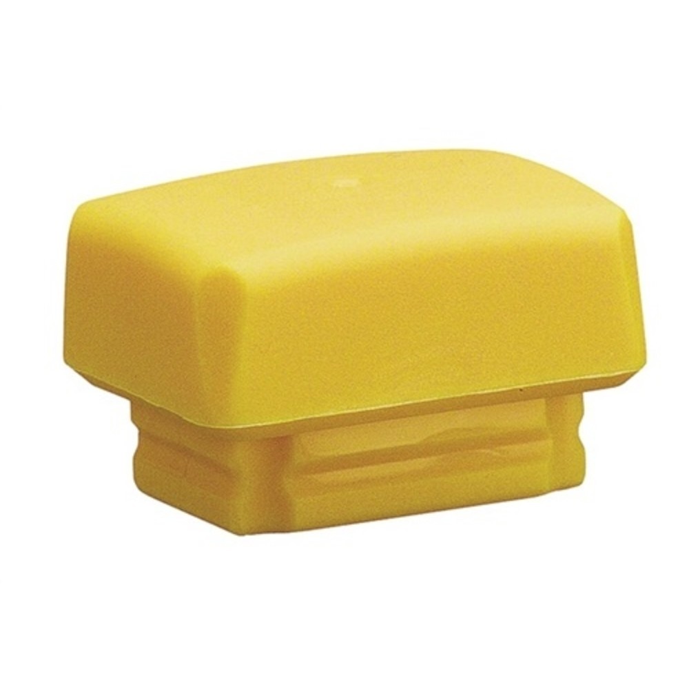 Produktabbildung: Schonhammerkopf SECURAL Kopf-D.30x40mm PU gelb mittelh.HALDER