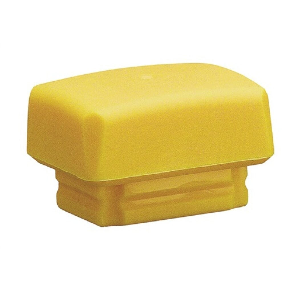 Produktabbildung: Schonhammerkopf SECURAL Kopf-D.30x40mm PU gelb mittelh.HALDER