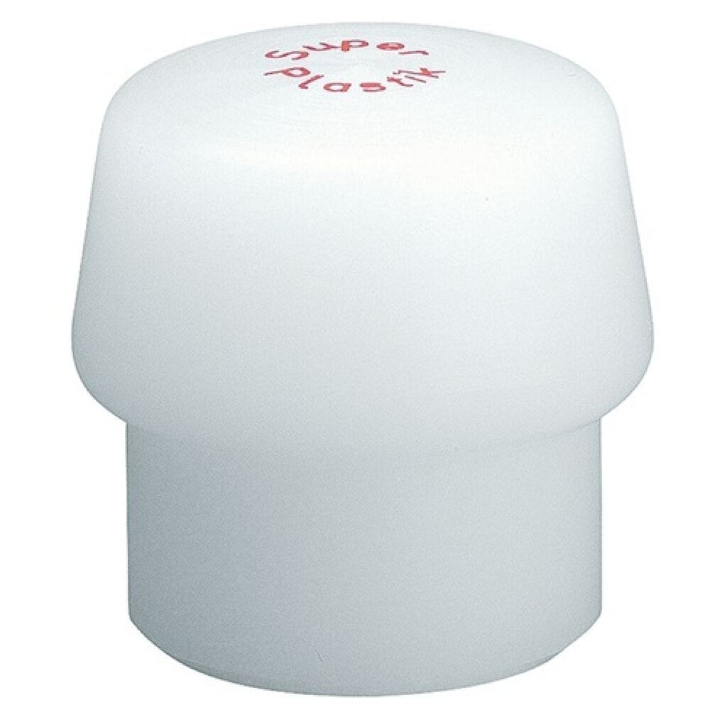 Produktabbildung: Schonhammerkopf SIMPLEX Kopf-Ø 30mm Superplastik weiß mittelh.HALDER