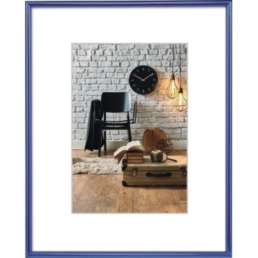 Hama Bilderrahmen Sevilla 00061656 A4 PS blau Produktabbildung: Hama Bilderrahmen Sevilla 00061656 A4 PS blau