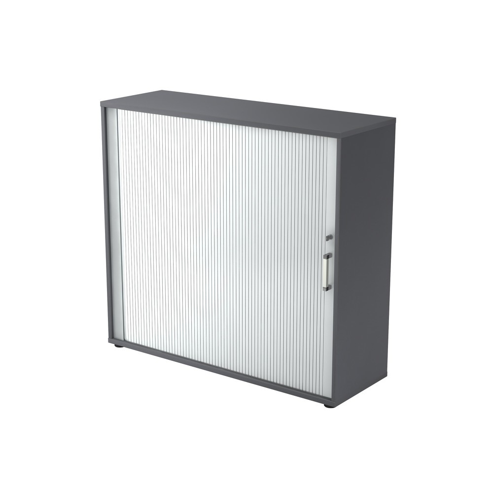 Produktabbildung: Hammerbacher Rollladenschr.hor. 3OH 120cm CE Graphit/Silb