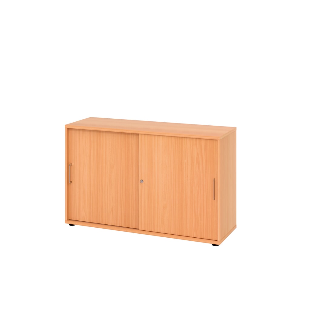 Produktabbildung: Hammerbacher Schiebetürschrank 2OH 120cm BS Buche/Buche