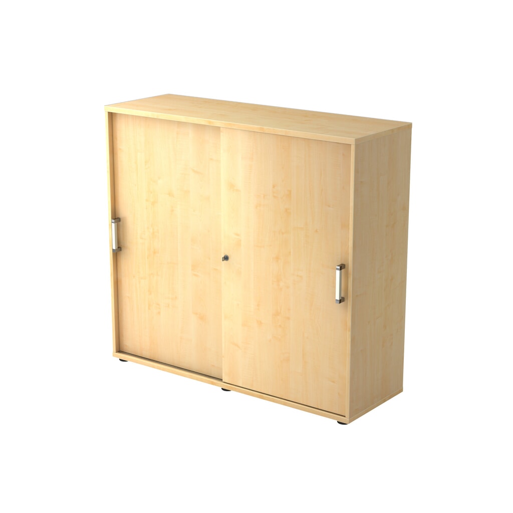 Produktabbildung: Hammerbacher Schiebetürschrank 3OH 120cm CE  Ahorn/Ahorn