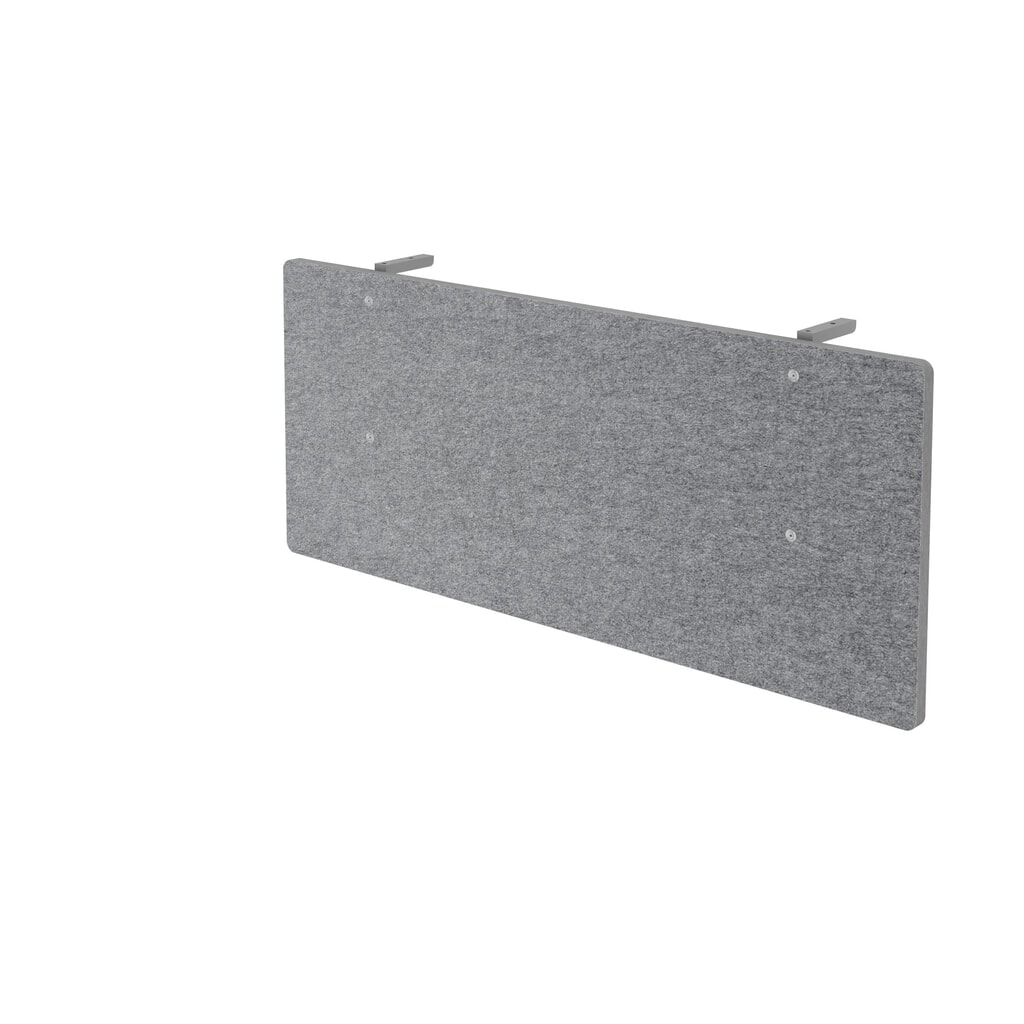 Produktabbildung: Hammerbacher Sichtblende,Schallsch. für 120er Tisch, grau