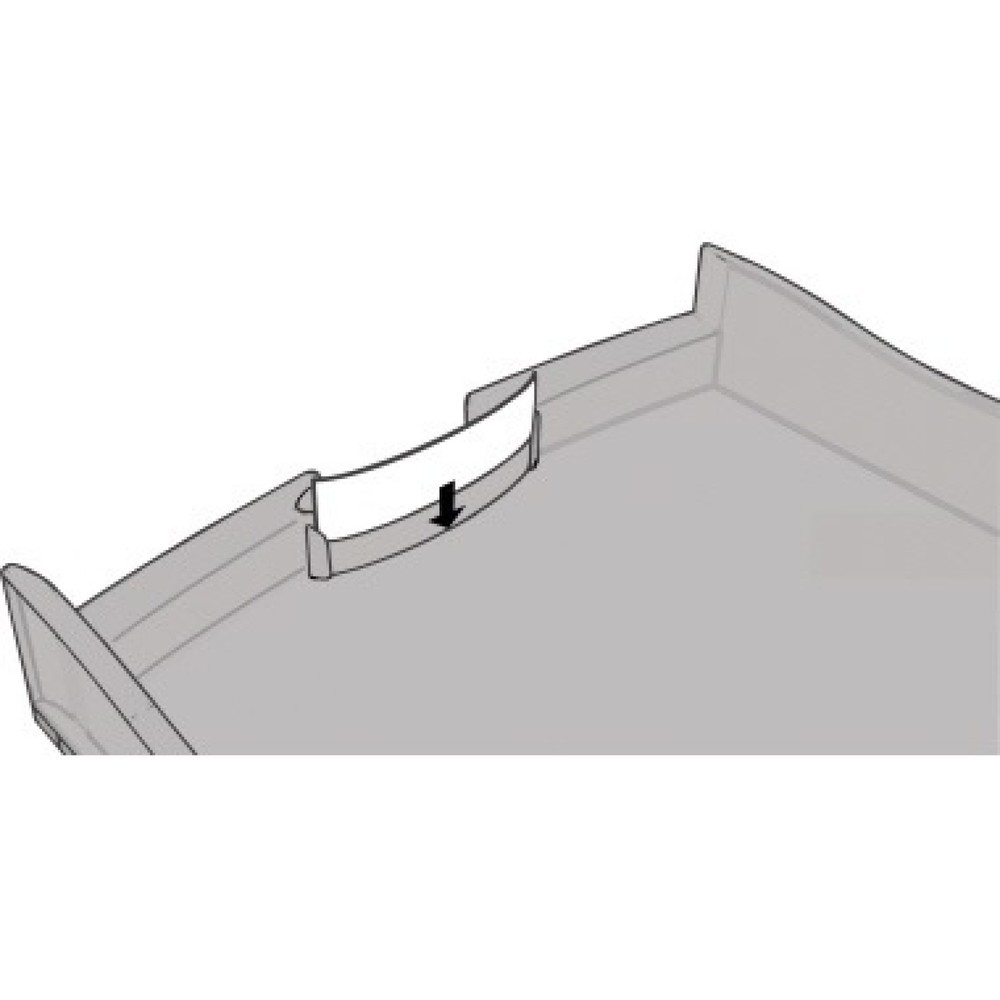 Produktabbildung Nr. 2: HAN Schubladenbox IMPULS 1013-63 DIN A4/C4 4Fächer offen l.gr/tr