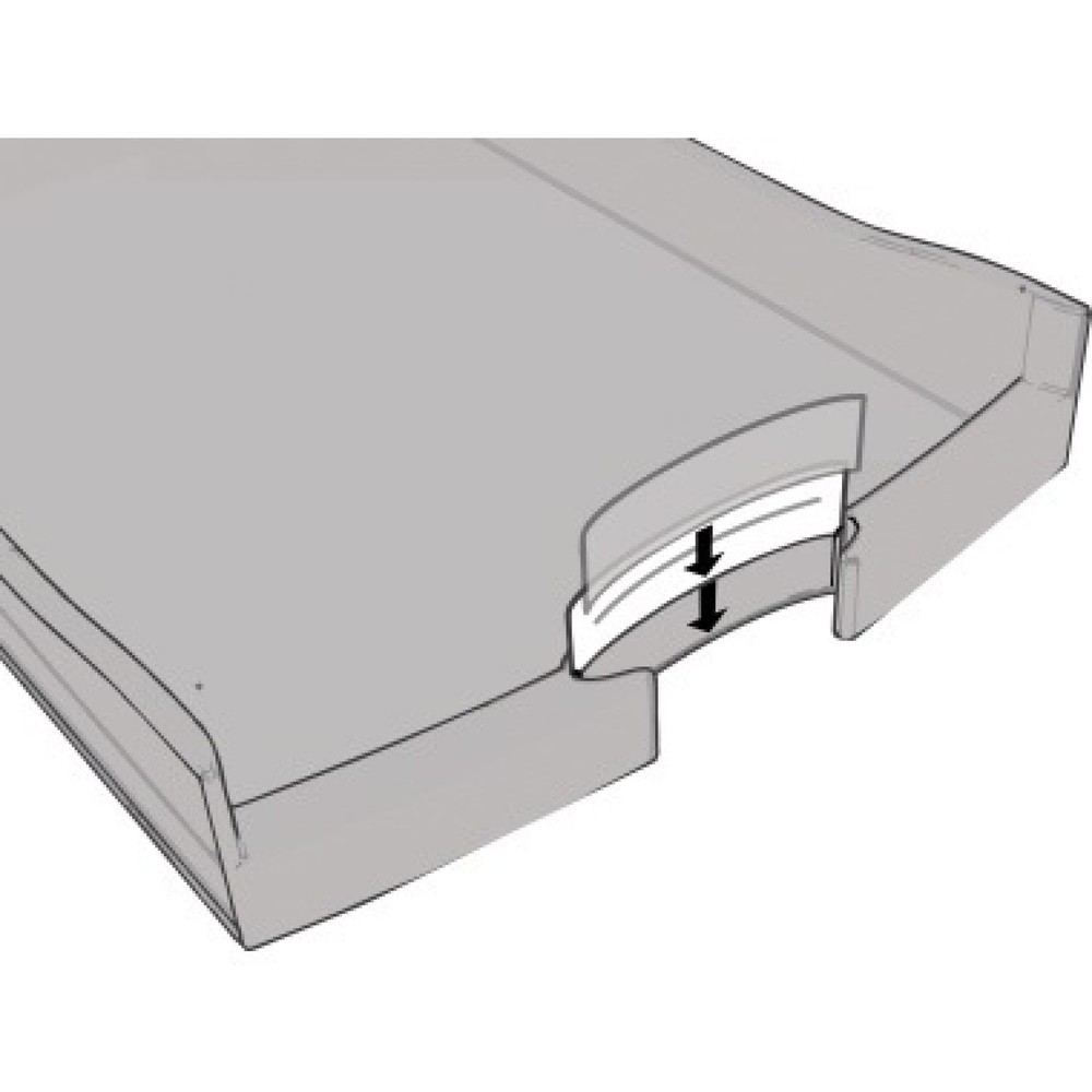 Produktabbildung Nr. 3: HAN Schubladenbox IMPULS 1013-11 DIN A4/C4 4Fächer offen l.gr