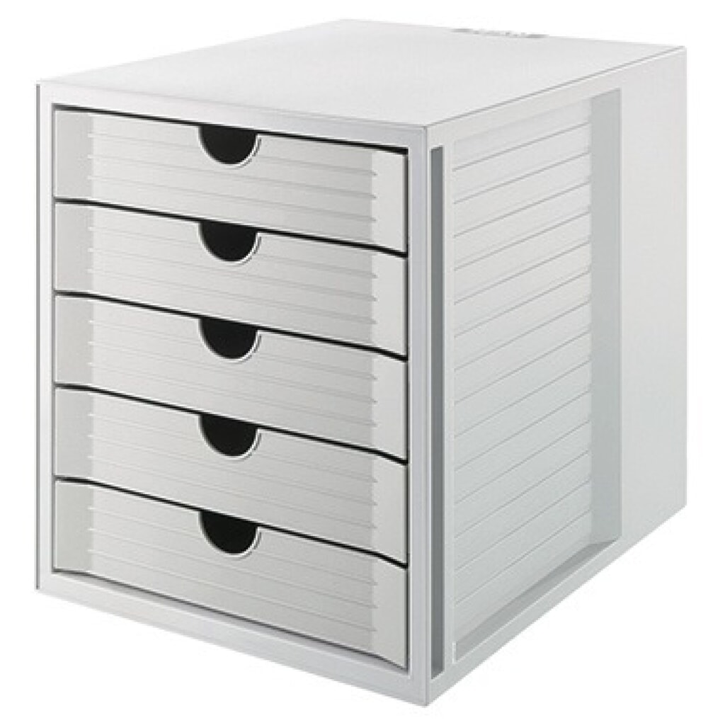 Produktabbildung: HAN Schubladenbox KARMA 14508-18 5Schubfächer Recycling öko-gr
