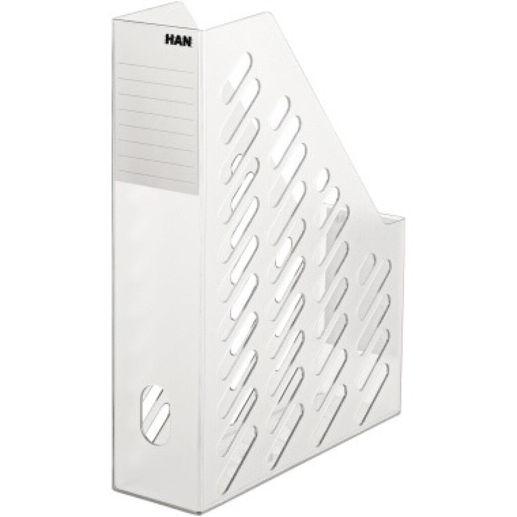 HAN Stehsammler BRILLANT 1602-63 DIN A4/C4 klar transluzent Produktabbildung: HAN Stehsammler BRILLANT 1602-63 DIN A4/C4 klar transluzent
