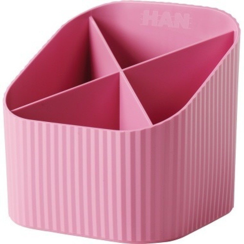 Produktabbildung: HAN Schreibtischköcher Re-X-LOOP 17238-956 4Fächer RC rosa