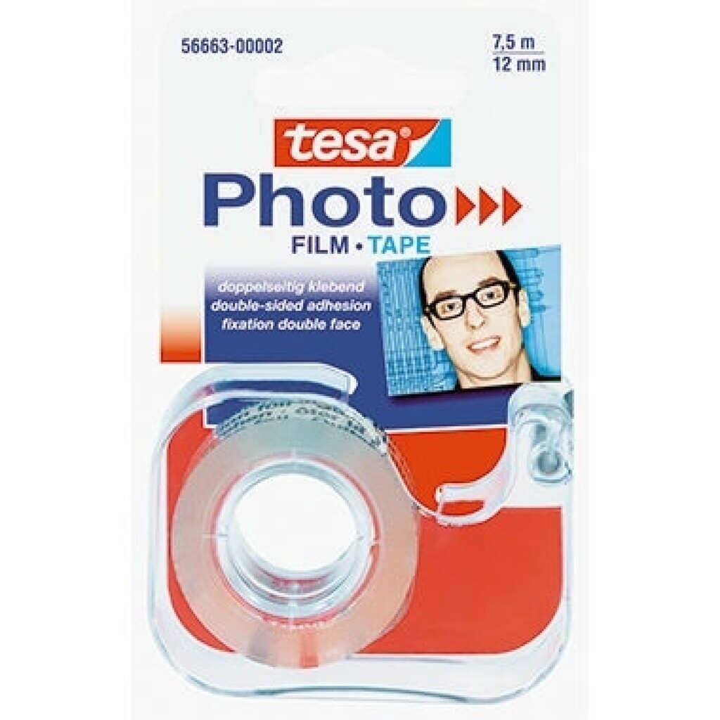 tesa® Handabroller Photo Film 56663-00002 transparent +1Klebefilm Produktabbildung: tesa® Handabroller Photo Film 56663-00002 transparent +1Klebefilm