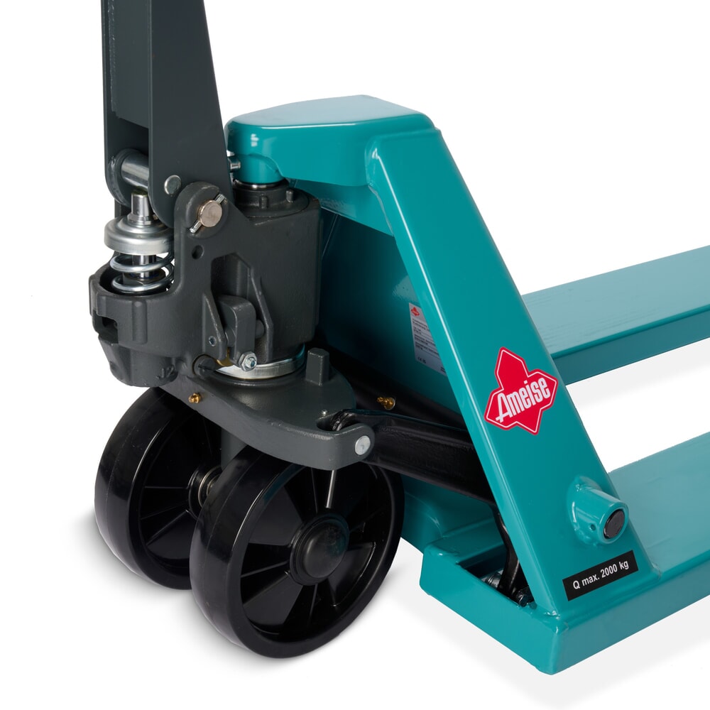 Produktabbildung Nr. 13: Handhubwagen Ameise® PTM 2.0, Tragfähigkeit 2.000 kg, Gabellänge 2.000 mm, Polyurethan, Tandemrollen