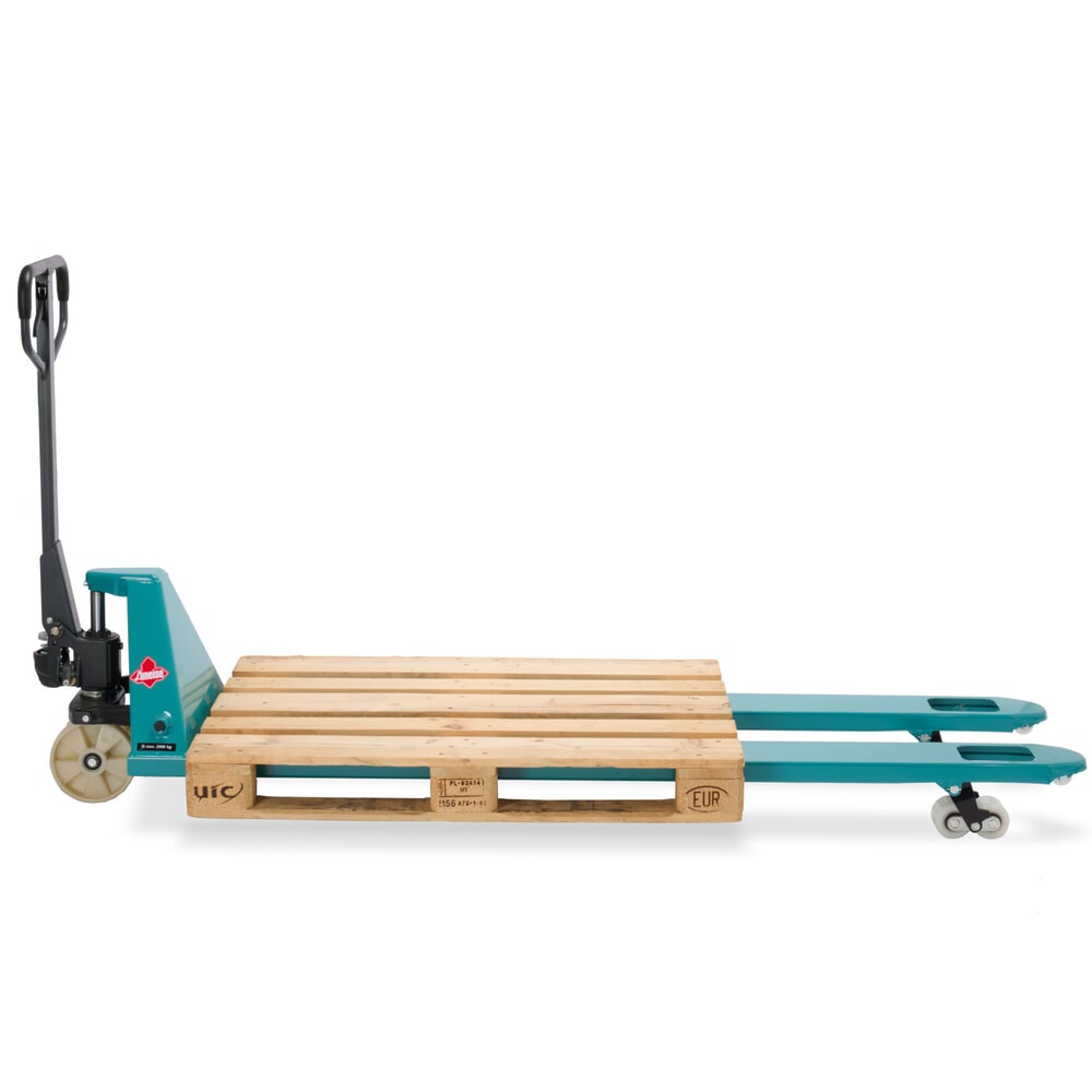Produktabbildung Nr. 8: Handhubwagen Ameise® PTM 2.0, Tragfähigkeit 2.000 kg, Gabellänge 2.000 mm, Nylon, Tandemrollen