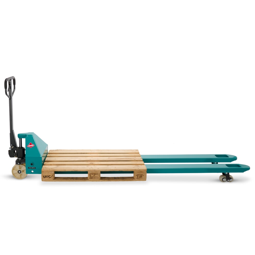 Produktabbildung Nr. 5: Handhubwagen Ameise® PTM 2.0, Tragfähigkeit 2.000 kg, Gabellänge 2.500 mm, Nylon, Tandemrollen