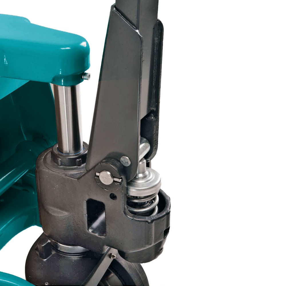 Produktabbildung Nr. 6: Handhubwagen Ameise® PTM 2.0 mit Schnellhub, Tragfähigkeit 2.000 kg, Gabellänge 1.150 mm, Polyurethan, Tandemrollen
