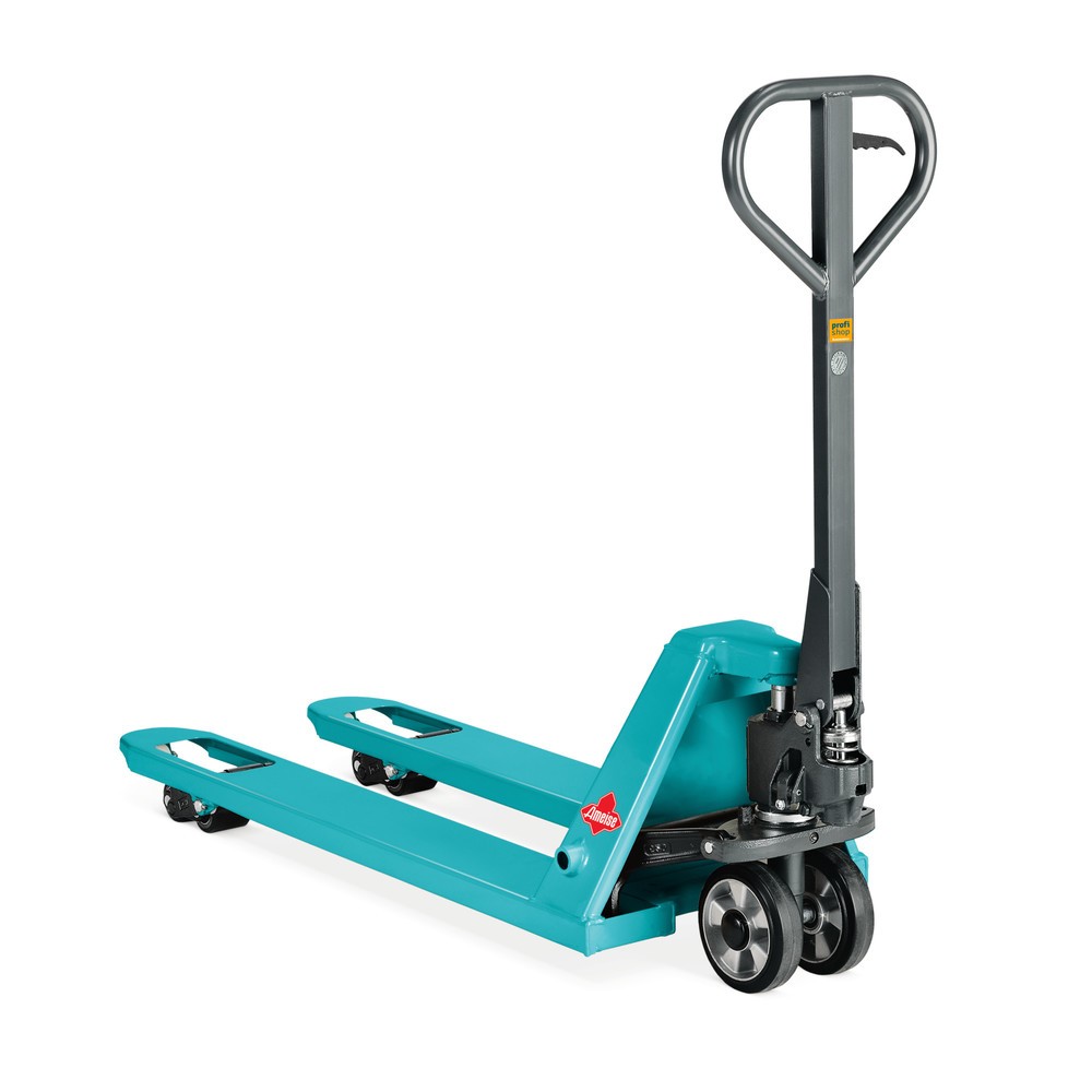 Produktabbildung: Handhubwagen Ameise® PTM 2.0, Tragfähigkeit 2.000 kg, Gabellänge 1.150 mm, Polyurethan