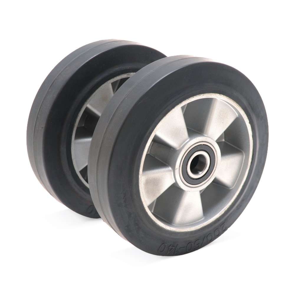 Produktabbildung Nr. 5: B-Ware Handhubwagen Ameise®, TK 2.500 kg, GL 1.150 mm, Vollgummi/Polyurethan, Tandemrollen, RAL 5018 türkisblau