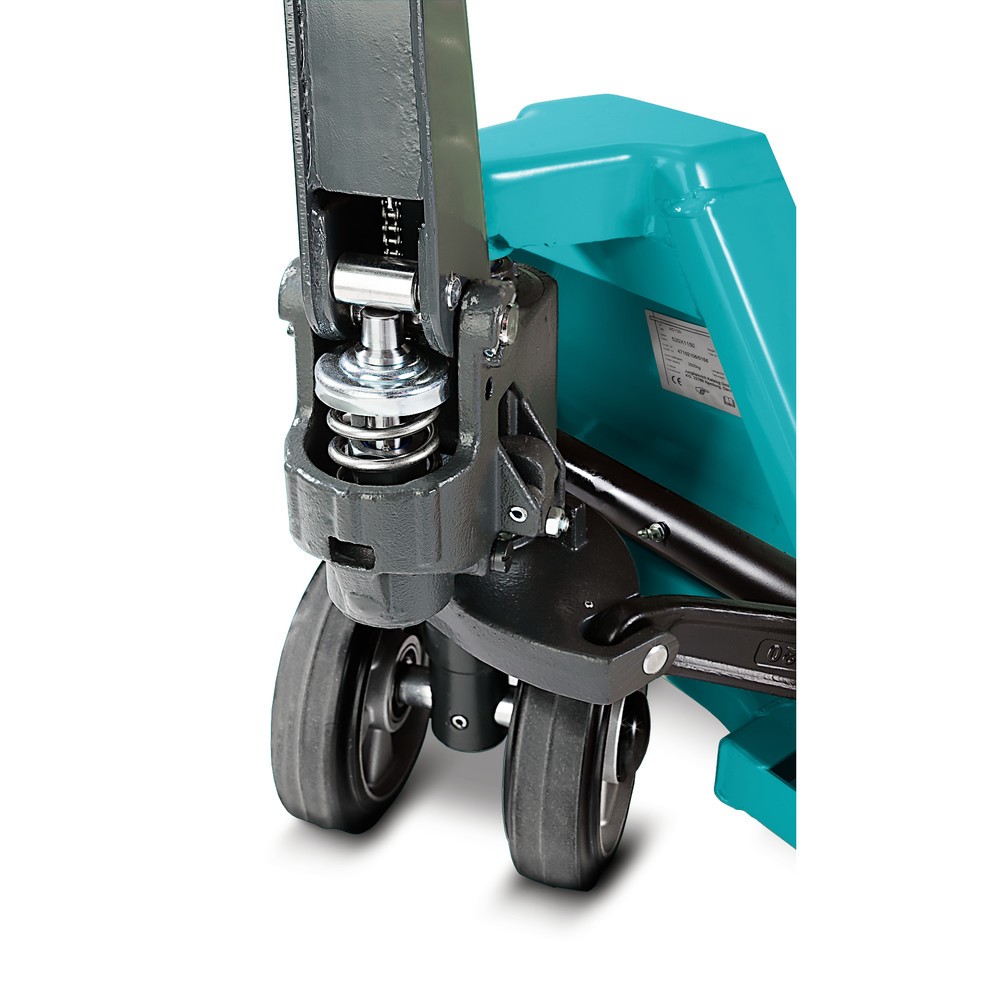 Produktabbildung Nr. 7: Handhubwagen Ameise® PTM 2.0, Tragfähigkeit 2.000 kg, Gabellänge 1.150 mm, Vollgummi/Polyurethan