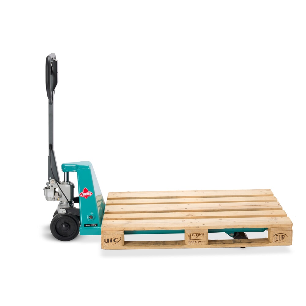 Produktabbildung Nr. 8: Handhubwagen Ameise® PTM 2.5 mit Handbremse, Tragfähigkeit 2.500 kg, Gabellänge 1.150 mm, Vollgummi/Polyurethan