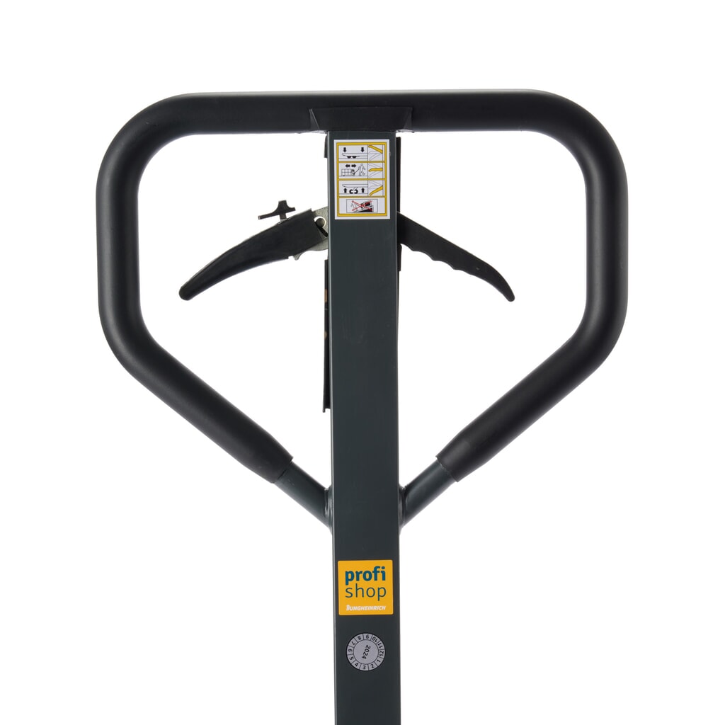 Handhubwagen Ameise® PTM 2.0, Tragfähigkeit 2.000 kg, Gabellänge 1.500 mm, Polyurethan, Tandemrollen Produktabbildung Nr. 5: Handhubwagen Ameise® PTM 2.0, Tragfähigkeit 2.000 kg, Gabellänge 1.500 mm, Polyurethan, Tandemrollen
