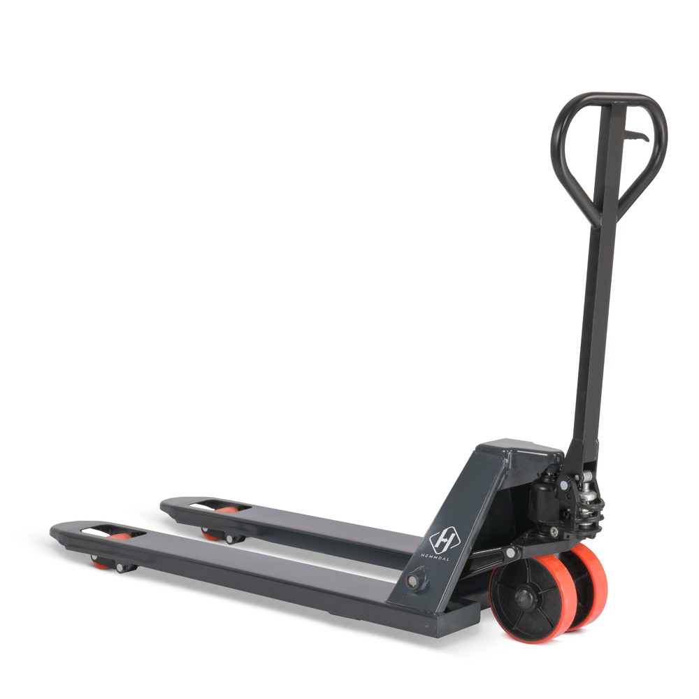 Produktabbildung Nr. 1: Handhubwagen HEMMDAL PTM 2.0, Tragfähigkeit 2.000 kg, Gabellänge 1.150 mm, Polyurethan, Einfachrolle