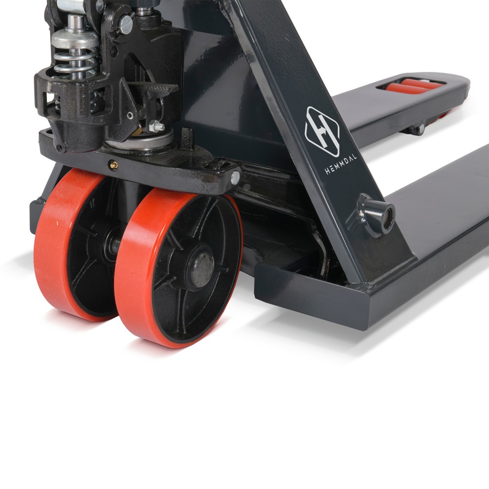 Produktabbildung Nr. 3: Handhubwagen HEMMDAL PTM 2.5, Tragfähigkeit 2.500 kg, Gabellänge 1.150 mm, Polyurethan, Tandemrollen