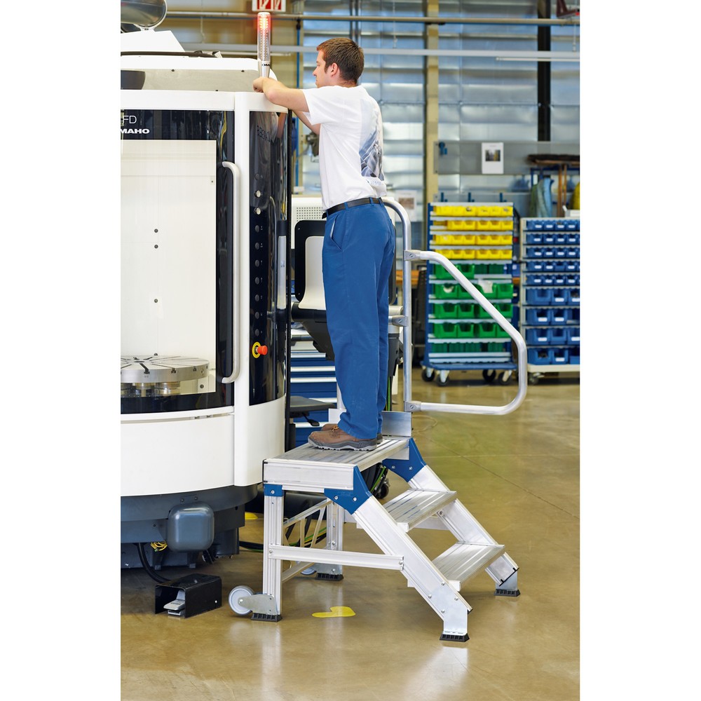 Produktabbildung Nr. 2: Handlauf für ZARGES Schwerlast-Sicherheitstreppe, für 2 Stufen