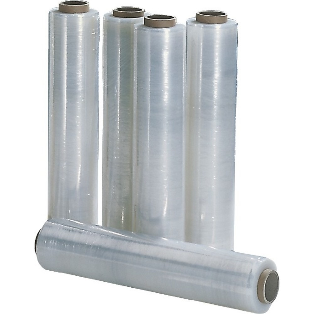 Produktabbildung: Handstretchfolie, BxL 500 mm x 300 m, Dreischichtfolie, Stärke 20 µm