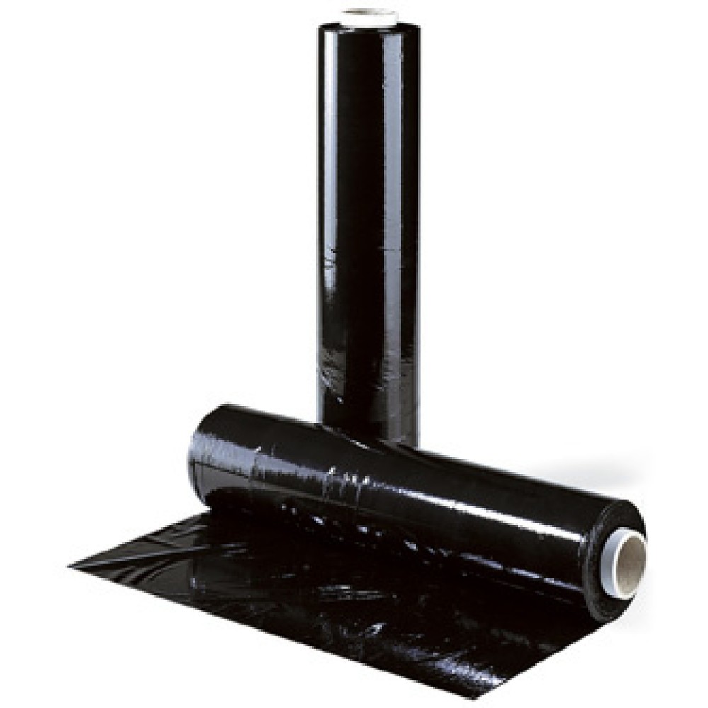 Produktabbildung Nr. 1: Handstretchfolie Universell, vorgedehnt, BxL 500 mm x 300 m, Stärke 23 µm, schwarz